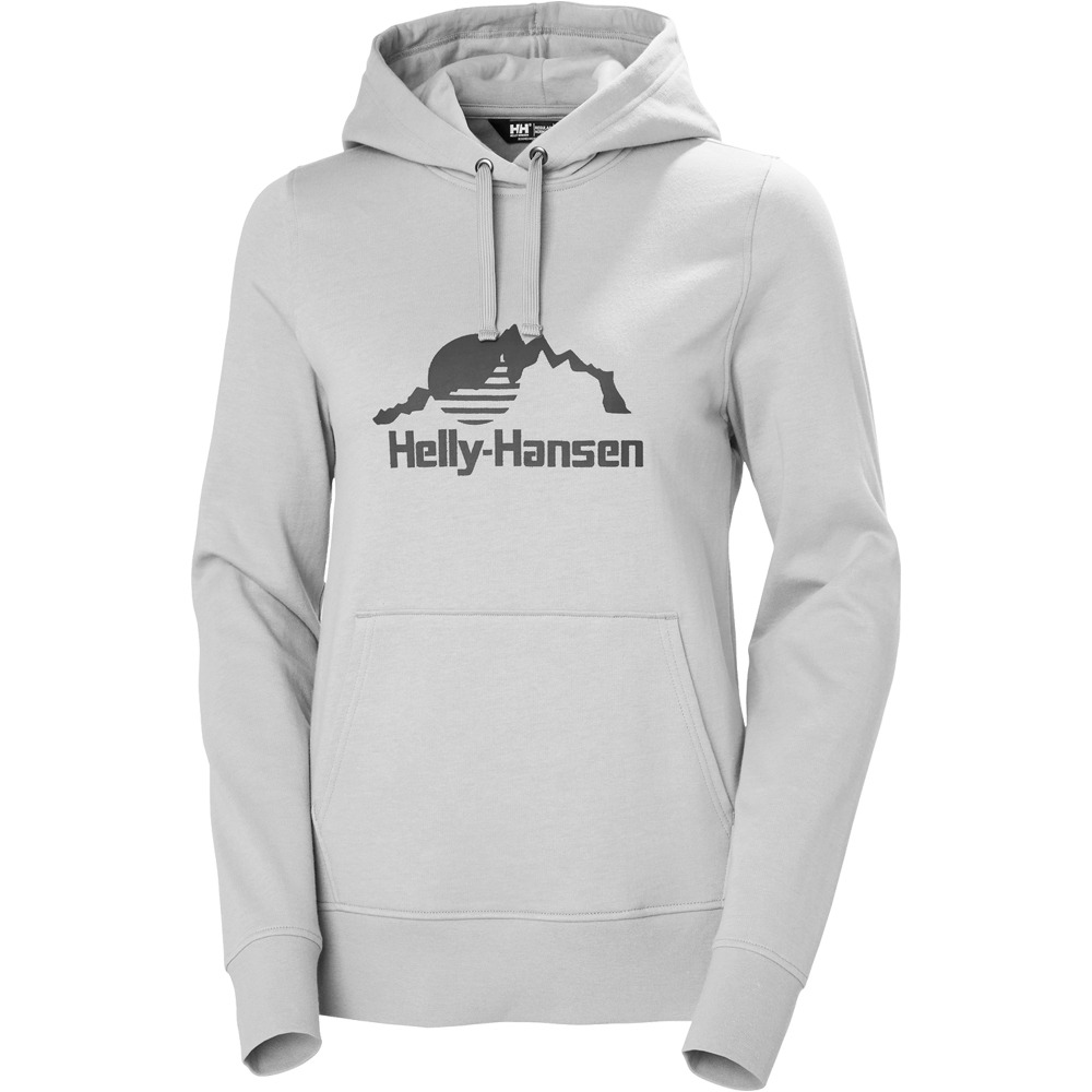 Helly Hansen Sudaderas Montaña Mujer W NORD GRAPHIC PULLOVER HOODIE vista frontal