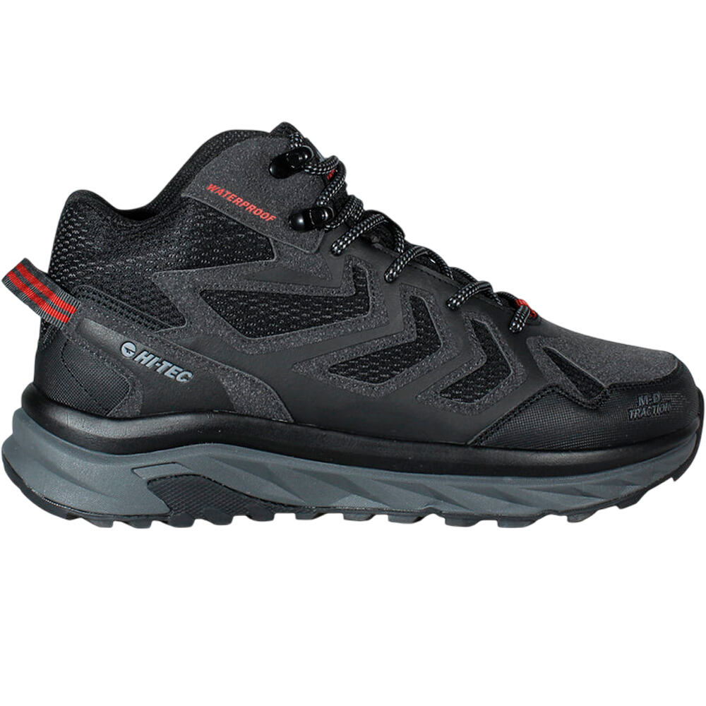 Hi Tec bota trekking hombre Tejon Mid WP lateral exterior