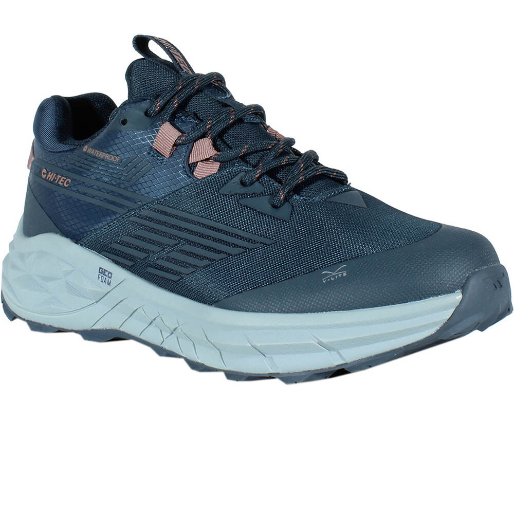 Hi Tec zapatilla trekking mujer FUSE TRAIL LOW WATERPROOF WOMEN lateral interior