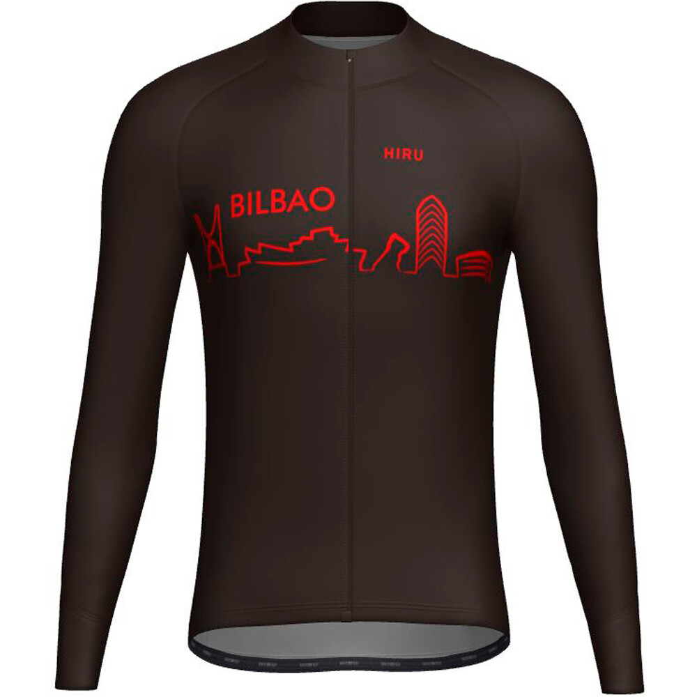 Hiru maillot manga larga hombre M CORE THERM LS JERSEY BILBAO vista frontal