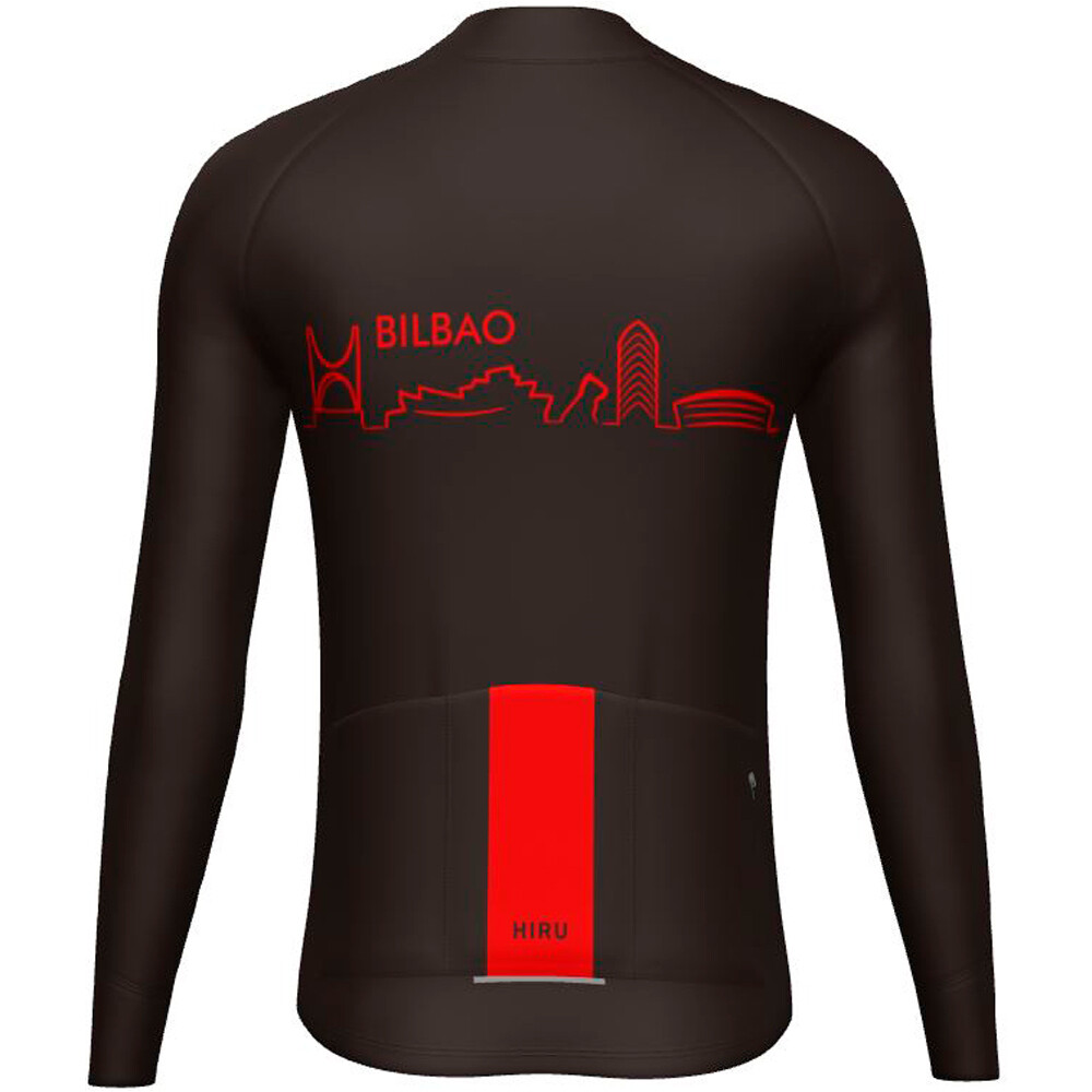Hiru maillot manga larga hombre M CORE THERM LS JERSEY BILBAO vista trasera
