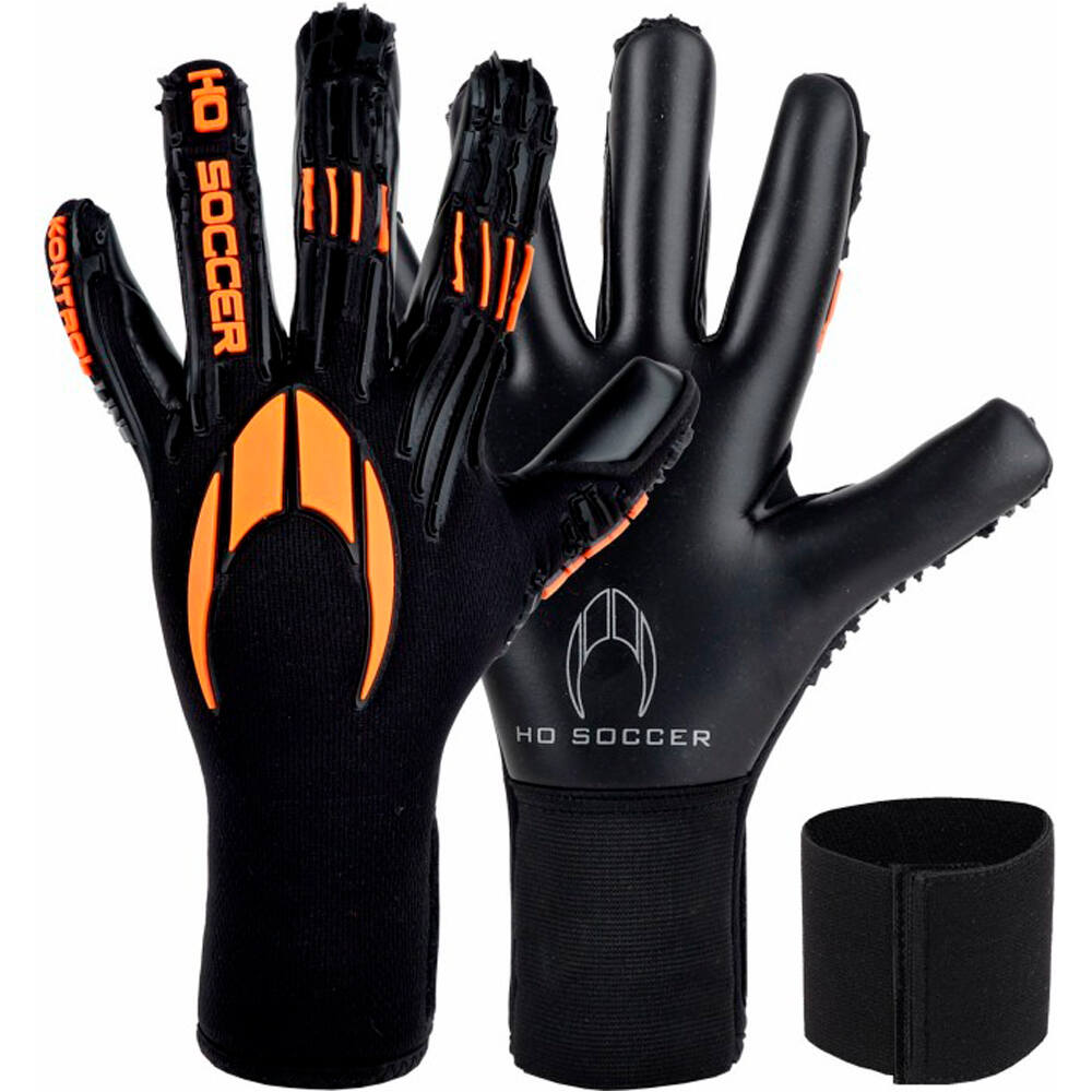 Ho Soccer guantes portero KONTROL ALERT ORANGE TEAM vista frontal
