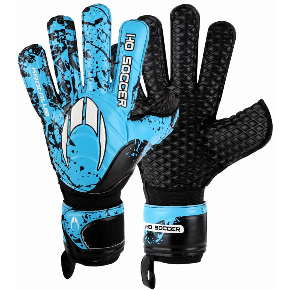 Ho Soccer guantes portero KROTALUS II FL HARDGROUND BLUE FURIOUS vista frontal