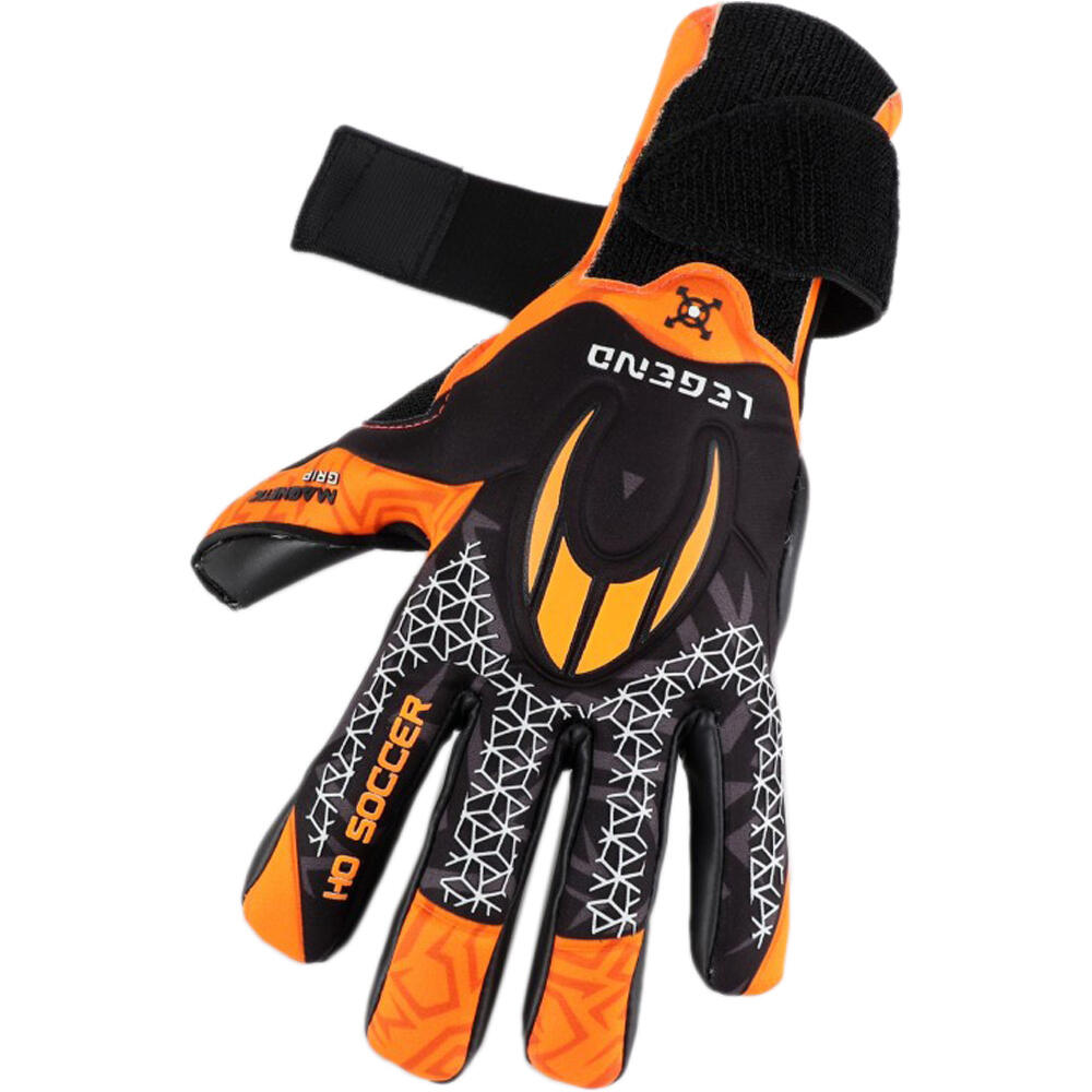 Ho Soccer guantes portero LEGEND III NG ORANGE SHADOW 04