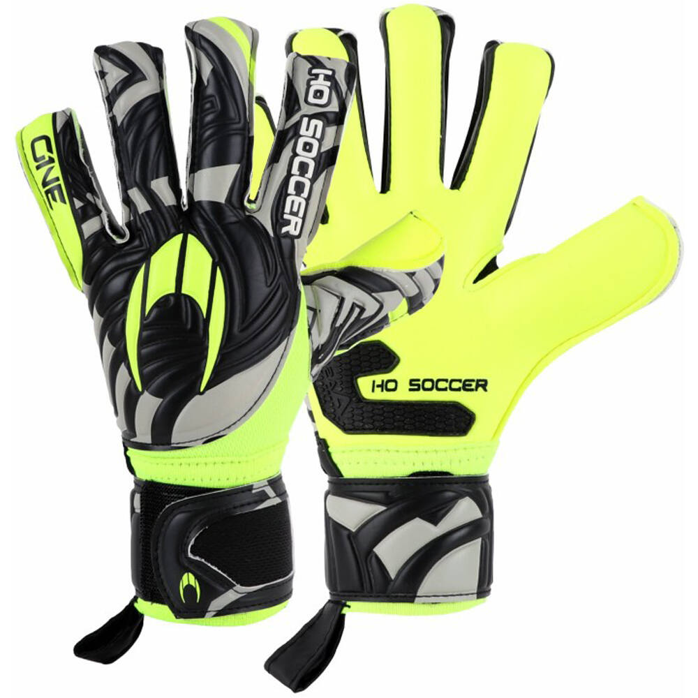 Ho Soccer guantes portero ONE NG RING LIME SHADOW vista frontal