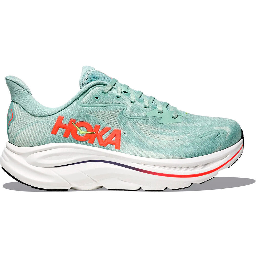Hoka zapatilla running hombre CLIFTON 10 lateral exterior