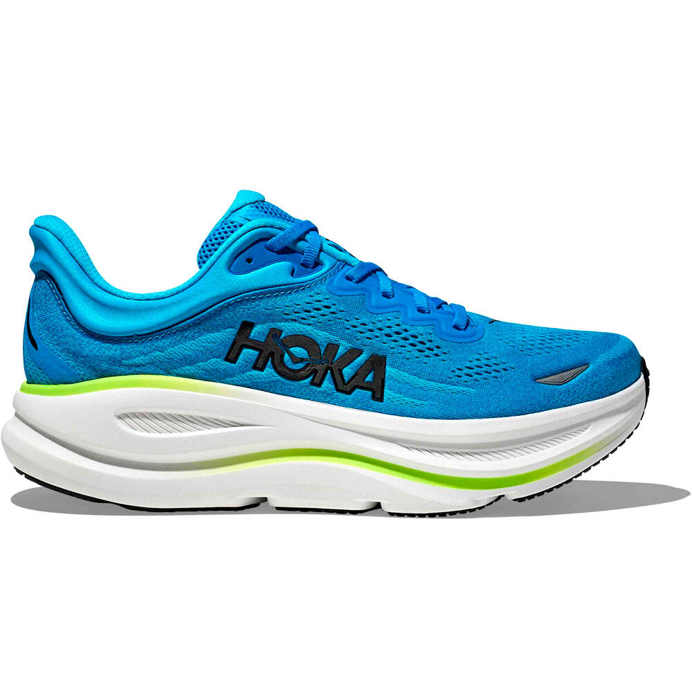 Hoka zapatilla running hombre ZAPATILLA BONDI 9 lateral exterior