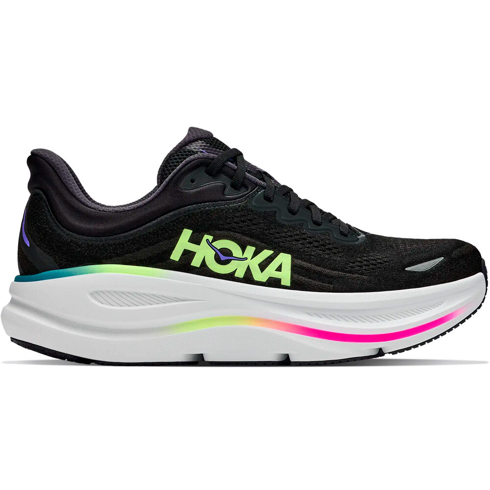 Hoka zapatilla running hombre ZAPATILLA BONDI 9 lateral exterior