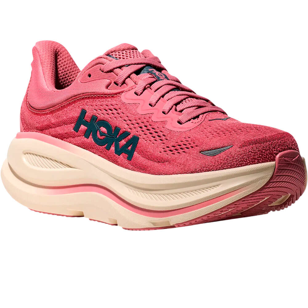 Hoka zapatilla running mujer W BONDI 9 lateral interior