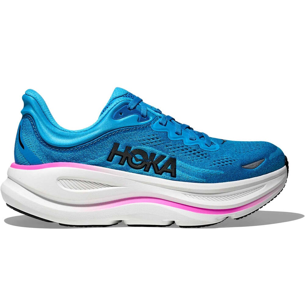 Hoka zapatilla running mujer ZAPATILLA W BONDI 9 lateral exterior