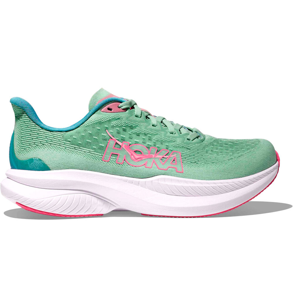 Hoka zapatilla running mujer ZAPATILLA W MACH 6 lateral exterior