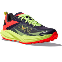 Hoka zapatillas trail hombre ZINAL 3 lateral interior