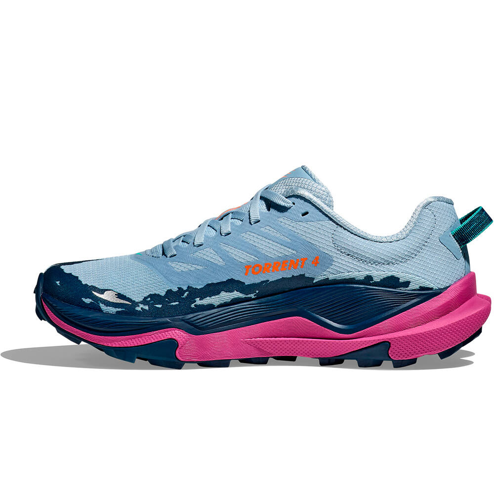 Hoka zapatillas trail mujer TORRENT4 vista trasera
