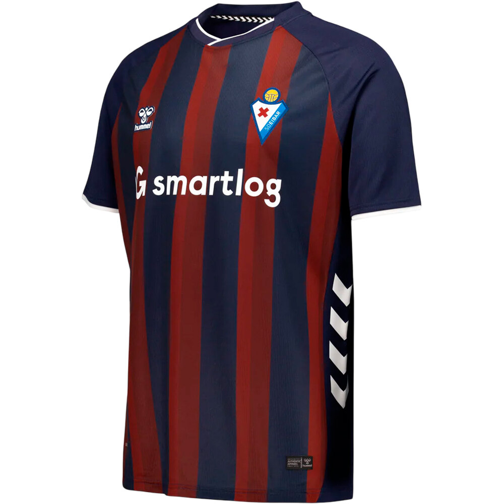 Hummel camiseta de fútbol oficiales EIBAR 26 HOME JERSEY S/S vista detalle