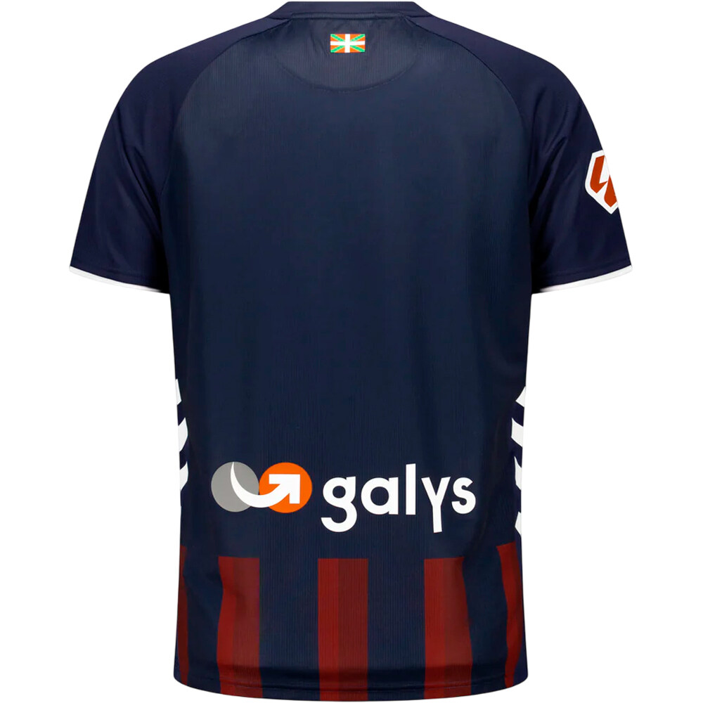 Hummel camiseta de fútbol oficiales EIBAR 26 HOME JERSEY S/S vista trasera
