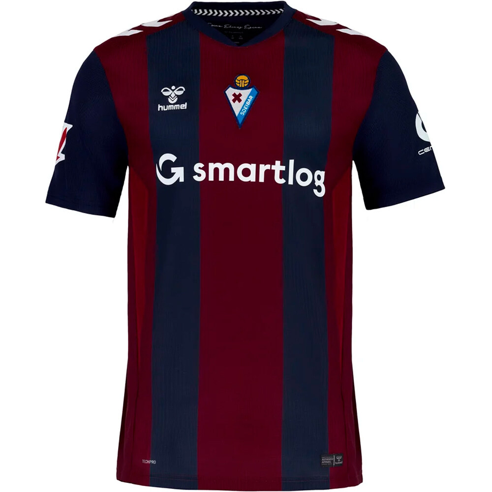 Hummel camiseta de fútbol oficiales EIBAR 27 HOME JERSEY S/S vista frontal
