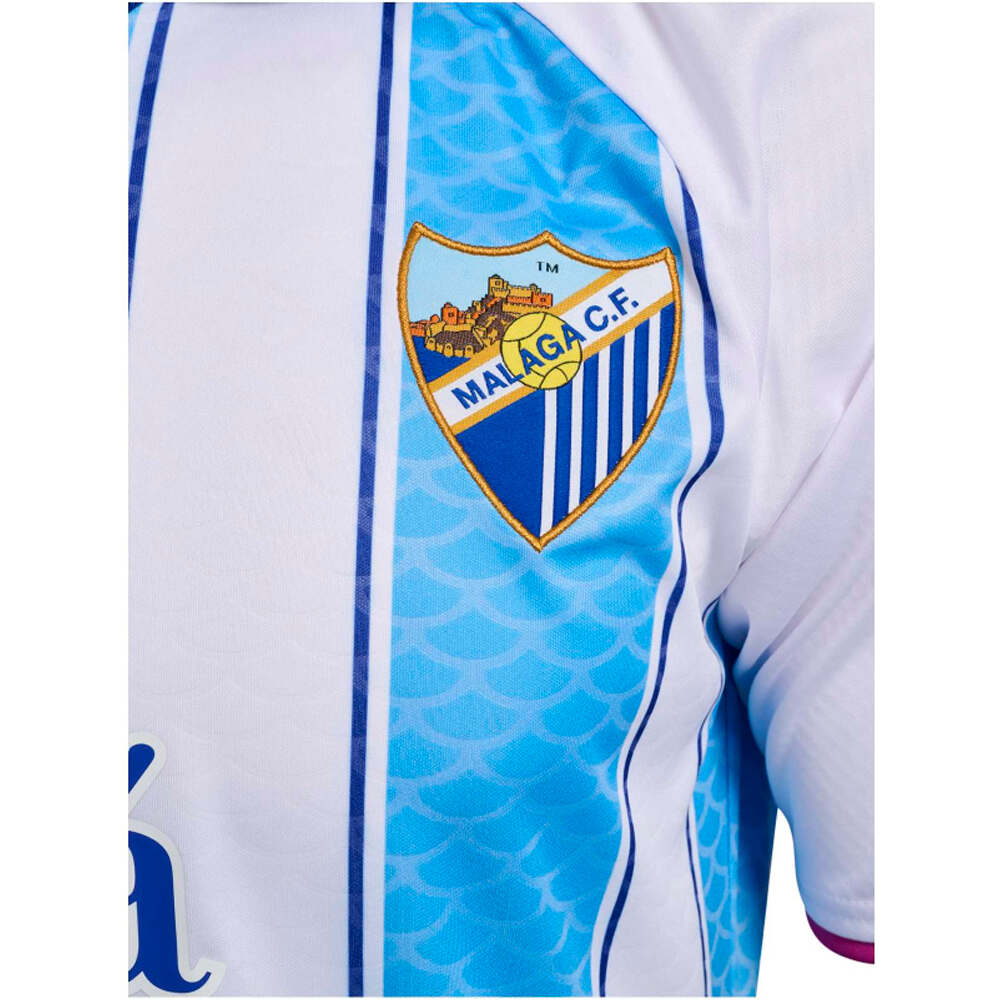 Hummel camiseta de fútbol oficiales MALAGA 27 HOME JERSEY S/S 03