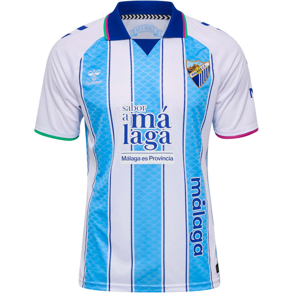 Hummel camiseta de fútbol oficiales MALAGA 27 HOME JERSEY S/S vista frontal