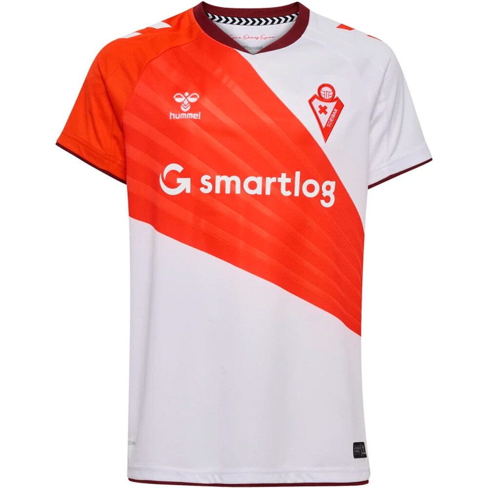 Hummel camiseta de fútbol oficiales niño EIBAR 27 AWAY JERSEY S/S KIDS vista frontal