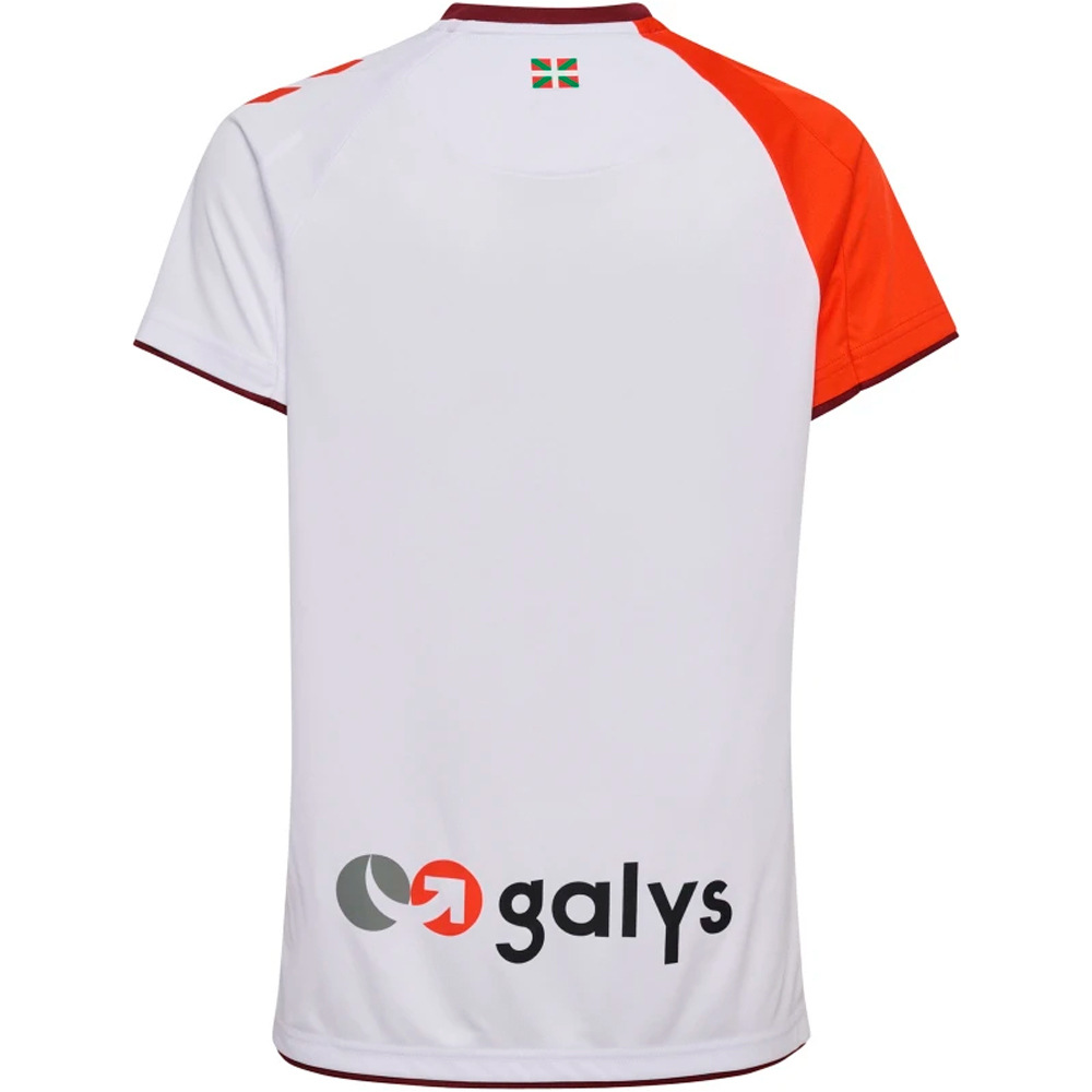 Hummel camiseta de fútbol oficiales niño EIBAR 27 AWAY JERSEY S/S KIDS vista trasera