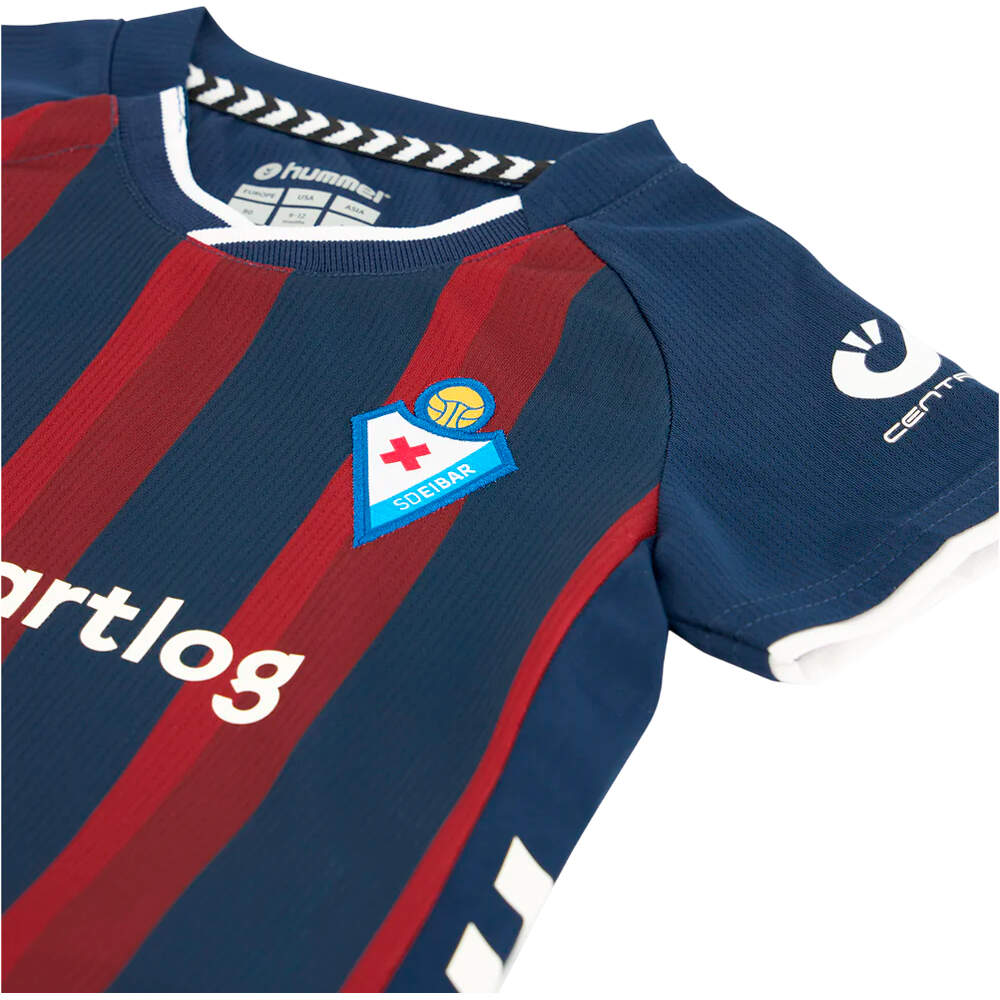Hummel equipación fútbol niño EIBAR 26 HOME MINI KIT vista detalle