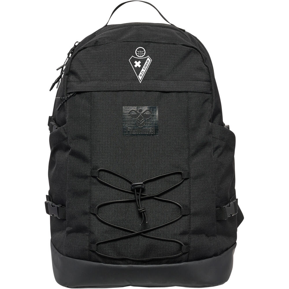 Hummel merchandaising equipos de fútbol oficiales EIBAR 27 TRAVEL BACK PACK vista frontal