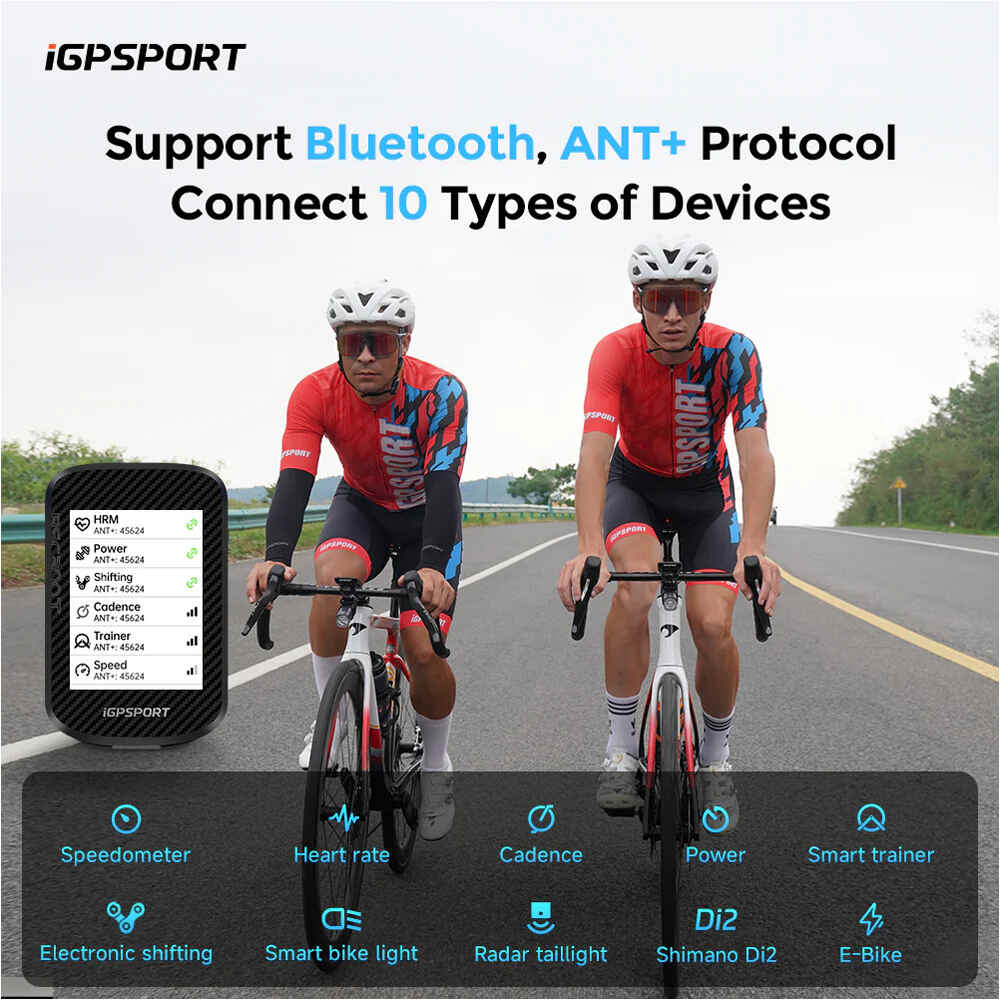 Igpsport cuentakilómetros bicicleta CICLOCOMPUTADOR BSC300T 32G 10