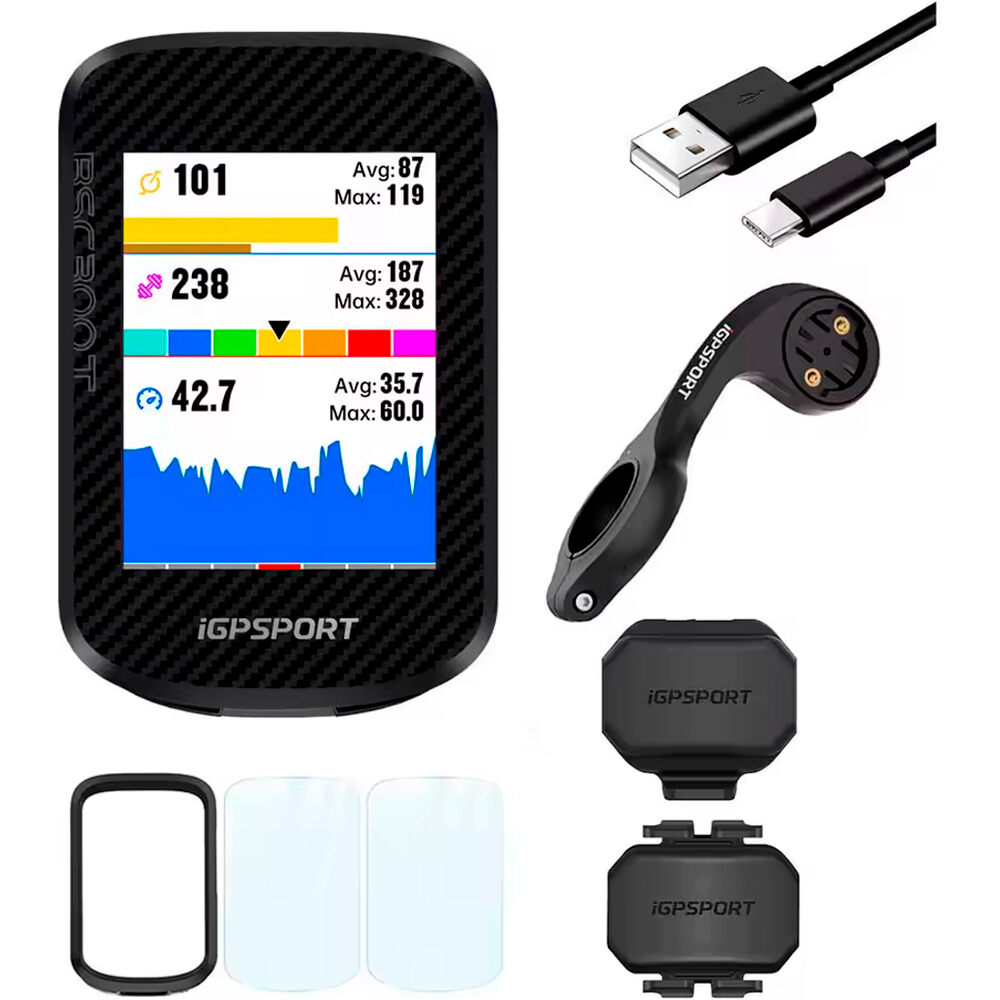Igpsport cuentakilómetros bicicleta CICLOCOMPUTADOR BSC300T 32G vista frontal