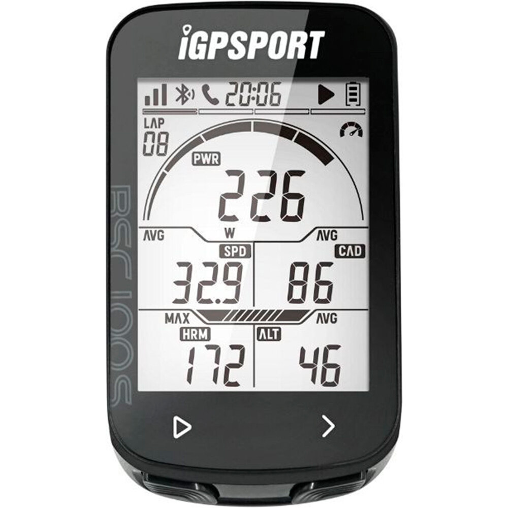 Igpsport cuentakilómetros bicicleta CICLOCOMPUTADOR INTELIGENTE IGPSPORT CON GPS MODELO BSC100S vista frontal