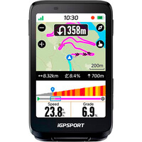 Igpsport gps bicicleta CICLOCOMPUTADOR BINAVI-BG2-NEGRO vista frontal