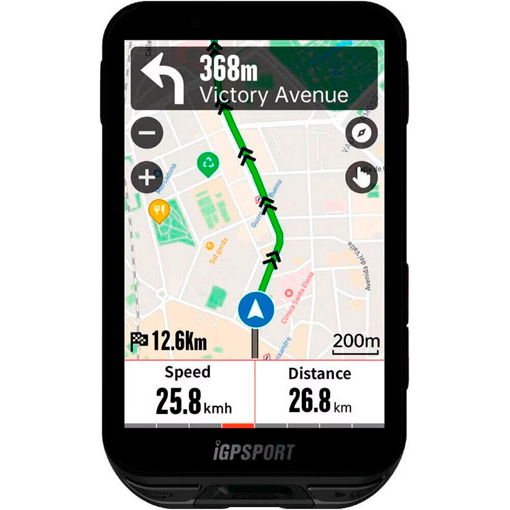 Igpsport gps bicicleta CICLOCOMPUTADOR IGS800 vista frontal