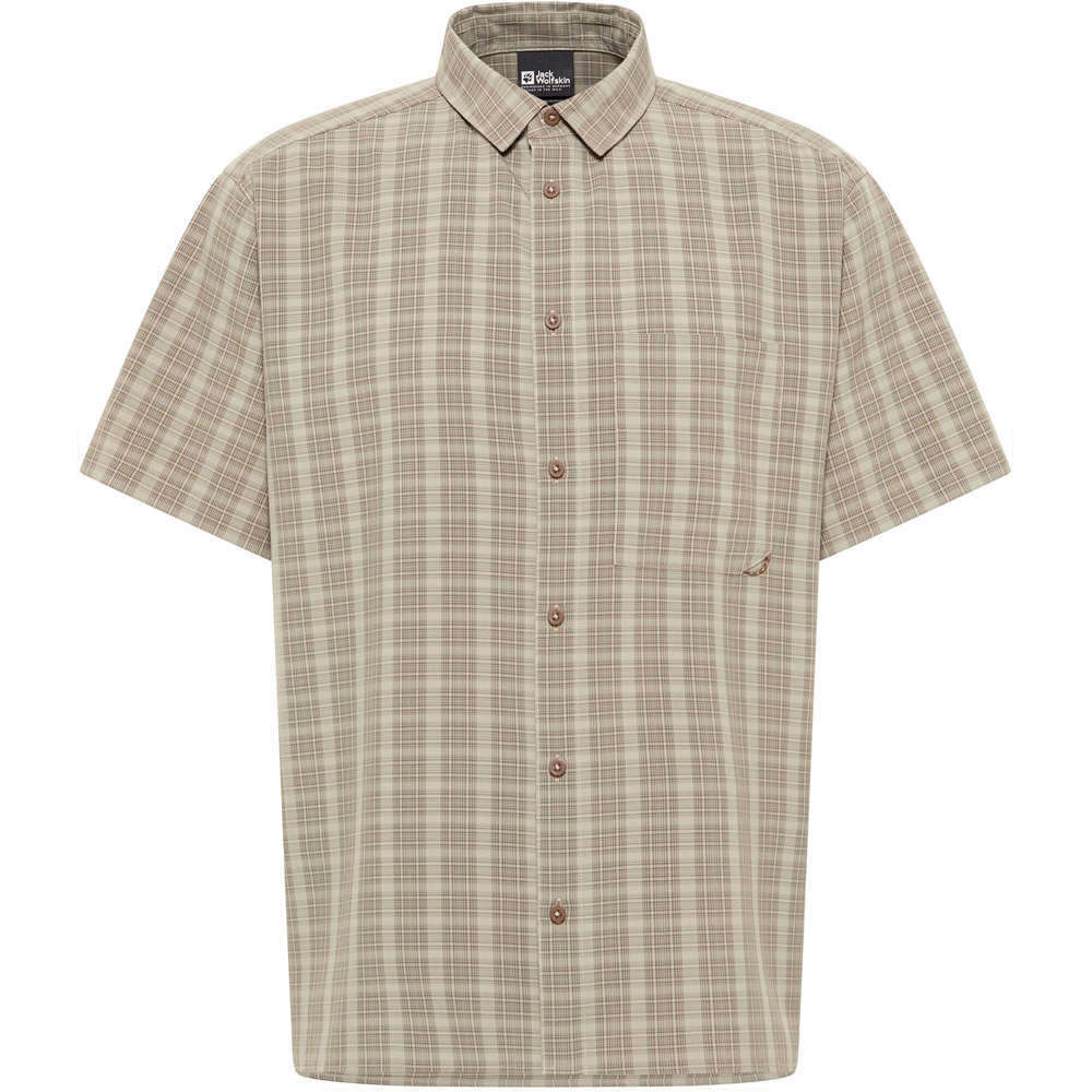 Jack Wolfskin camisa montaña manga corta hombre MESETA SHIRT M 03