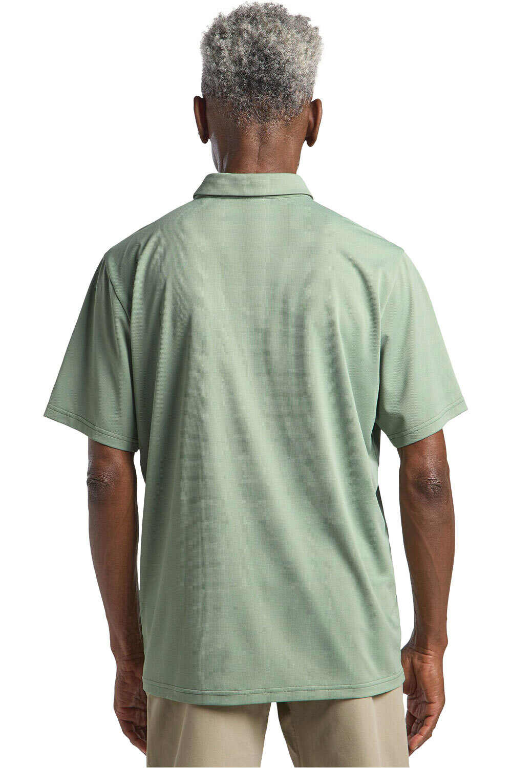 Jack Wolfskin camiseta montaña manga corta hombre DELGAMI POLO M vista trasera