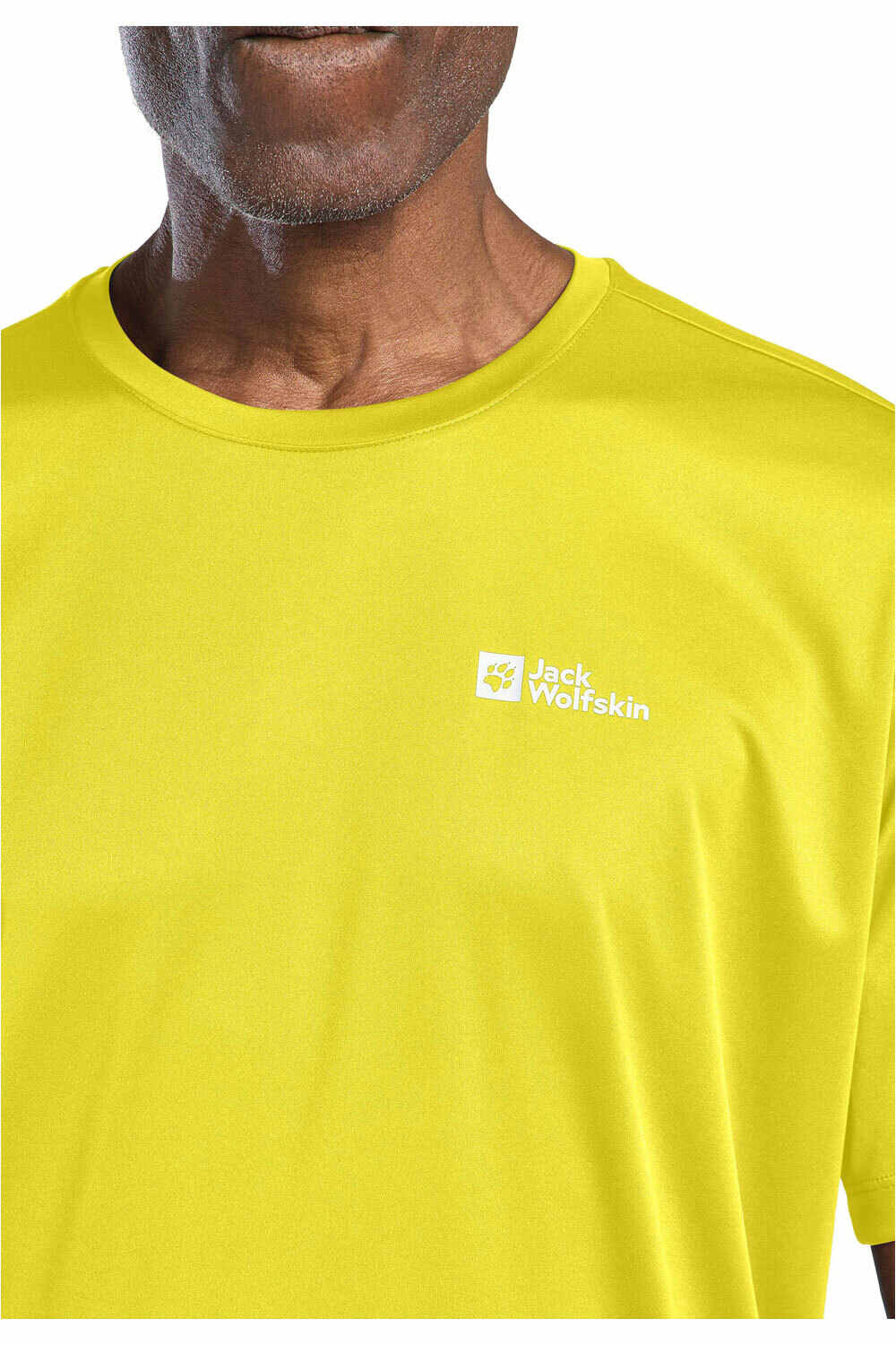 Jack Wolfskin camiseta montaña manga corta hombre TECH T M vista detalle