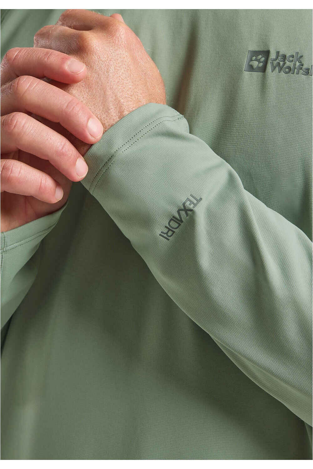 Jack Wolfskin camiseta montaña manga larga hombre PRELIGHT SWIFT LS M 03