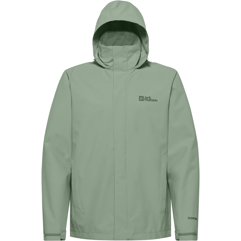 Jack Wolfskin chaqueta impermeable hombre TRAILTIME 2L JKT M 07