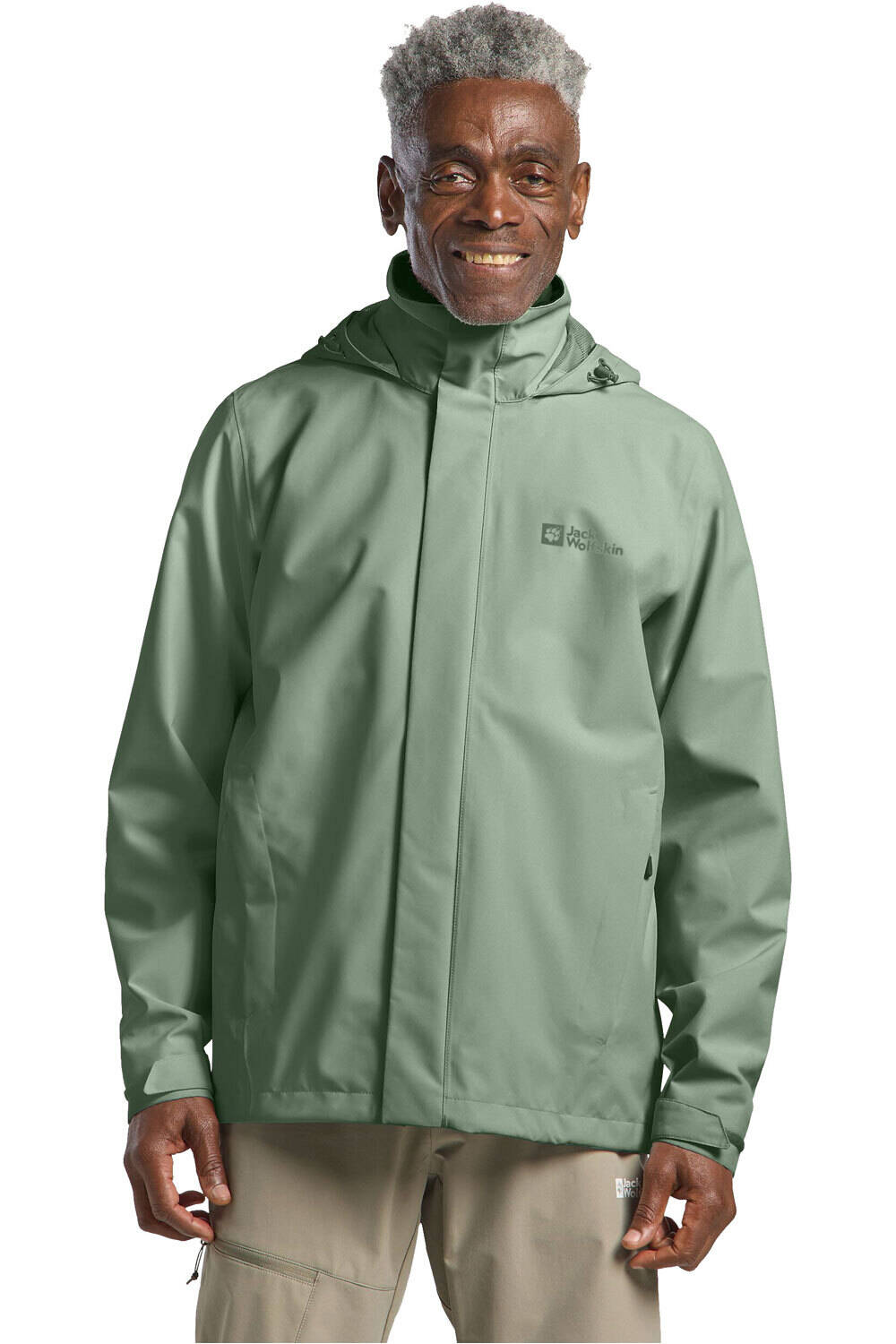 Jack Wolfskin chaqueta impermeable hombre TRAILTIME 2L JKT M vista frontal