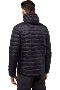 Jack Wolfskin chaqueta outdoor hombre PASSAMANI DOWN HOODY M RDS vista trasera