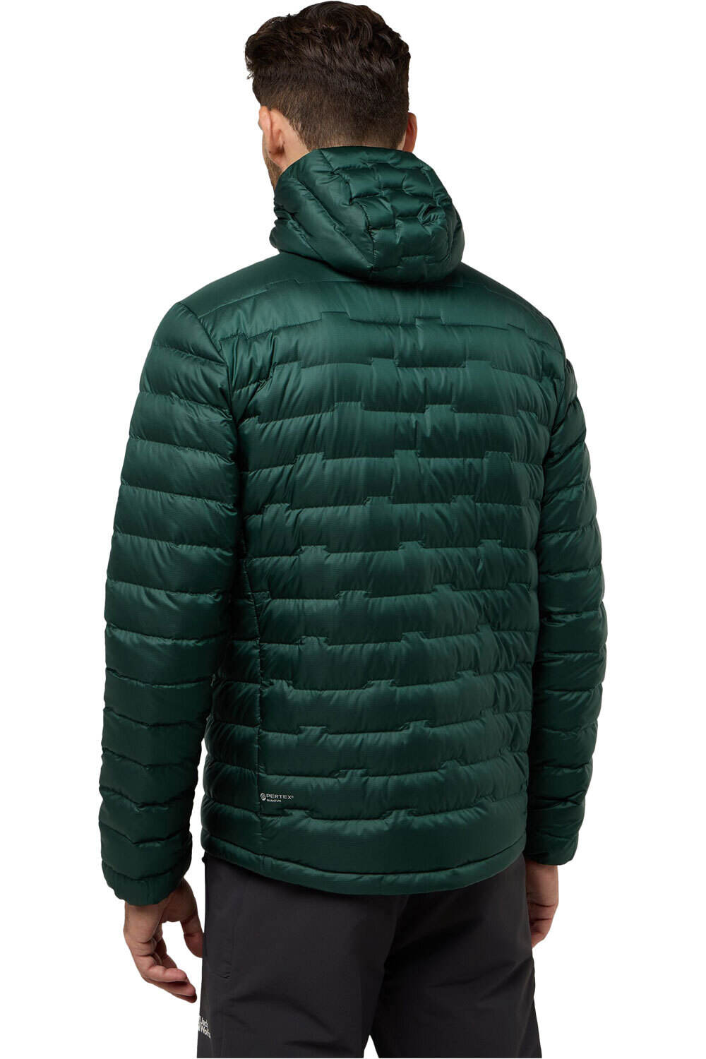Jack Wolfskin chaqueta outdoor hombre PASSAMANI DOWN HOODY M vista trasera