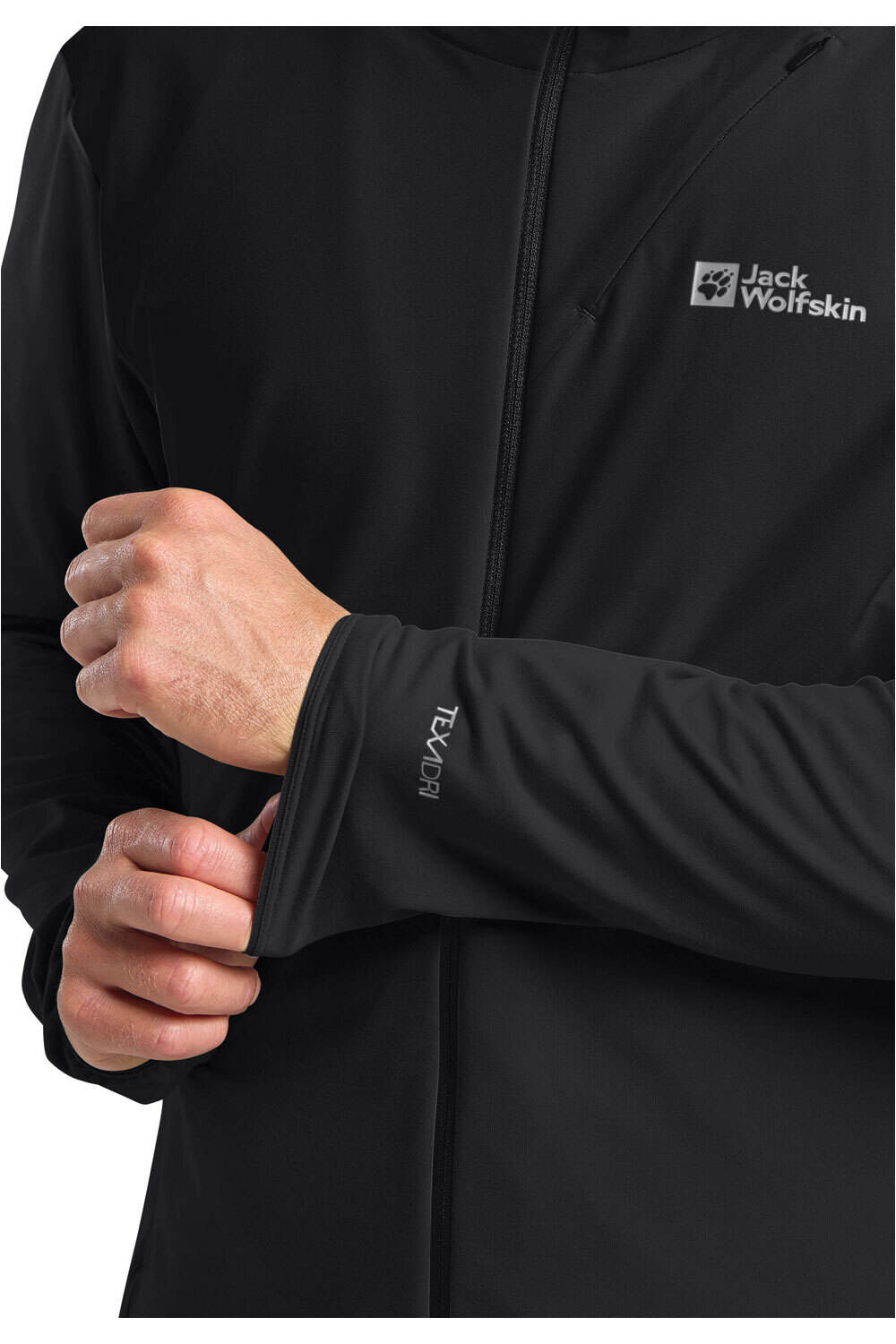 Jack Wolfskin chaqueta softshell hombre PRELIGHT TRAIL HOODY M 04