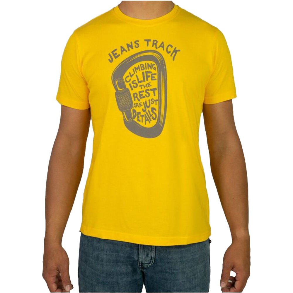 Jeanstrack camiseta montaña manga corta hombre PRESA t-shirt vista frontal