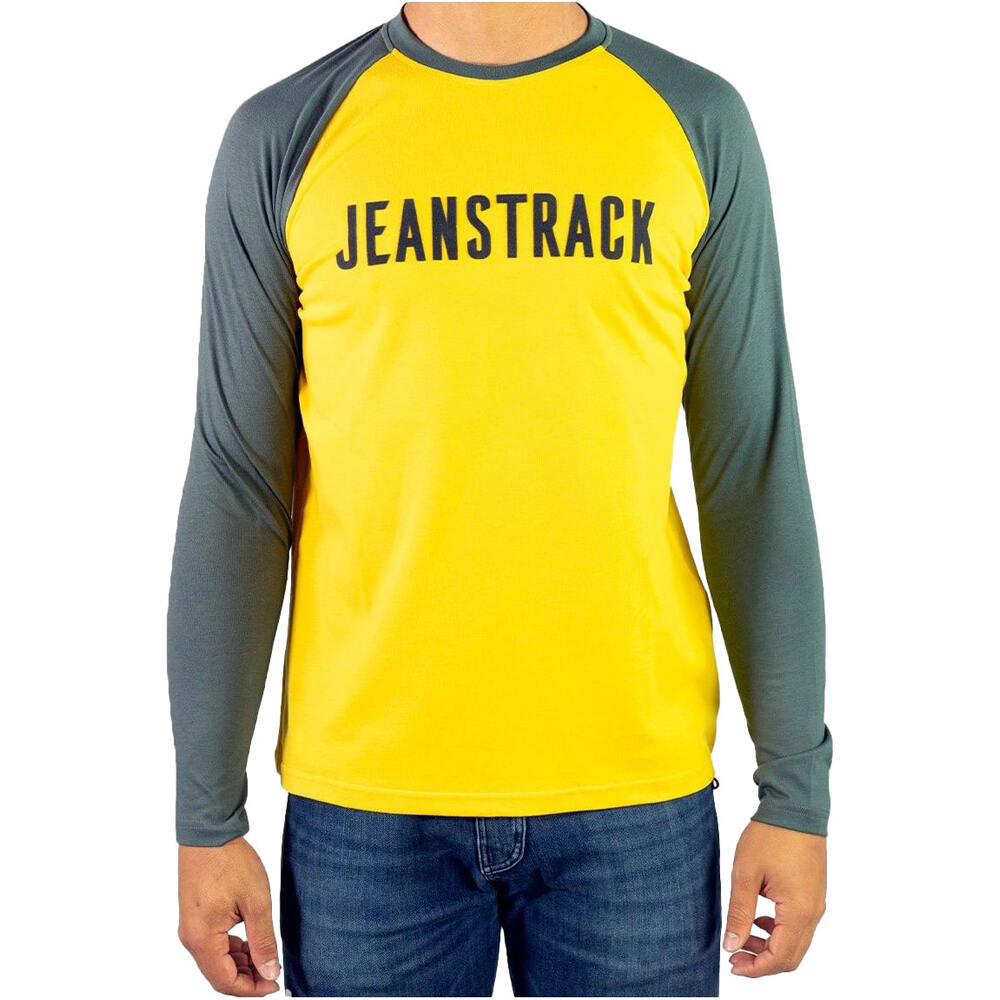 Jeanstrack camiseta montaña manga larga hombre FLOC t-shirt vista frontal