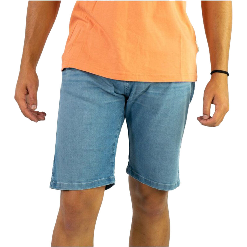 Jeanstrack pantalón corto montaña hombre TURIA BR short pant AZ vista frontal