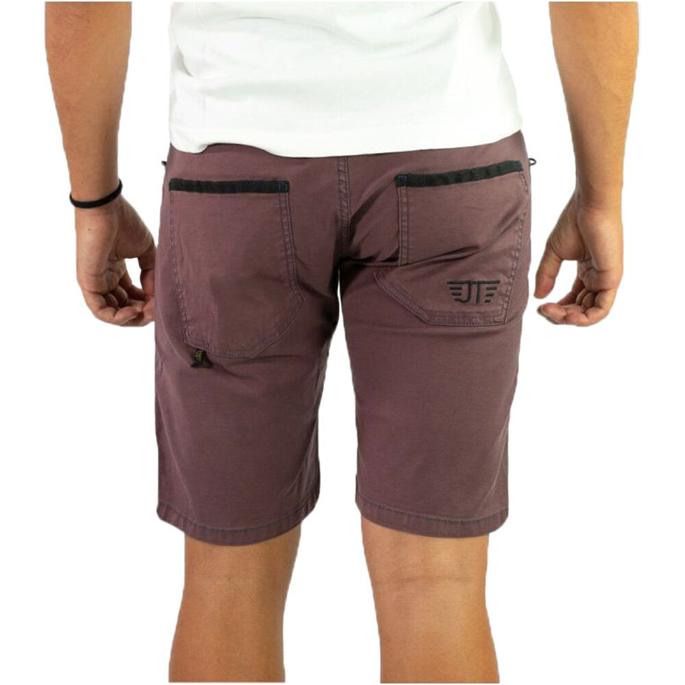 Jeanstrack pantalón corto montaña hombre TURIA BR short pant GN vista trasera