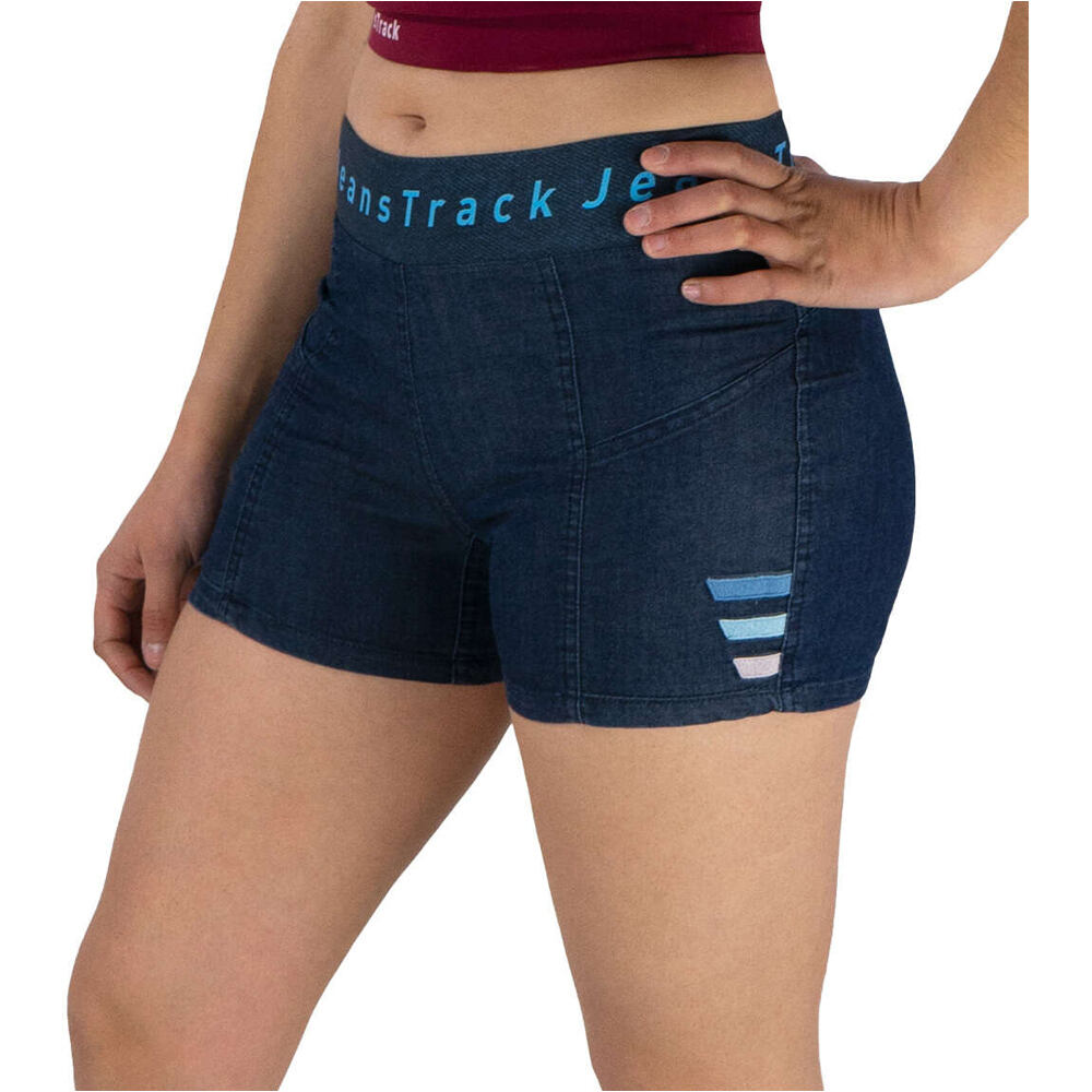 Jeanstrack pantalón corto montaña mujer DENA JEANS W'S short pant vista trasera