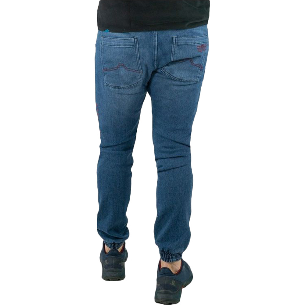 Jeanstrack pantalón montaña hombre MONTAN JEANS climbing pant AZ vista detalle