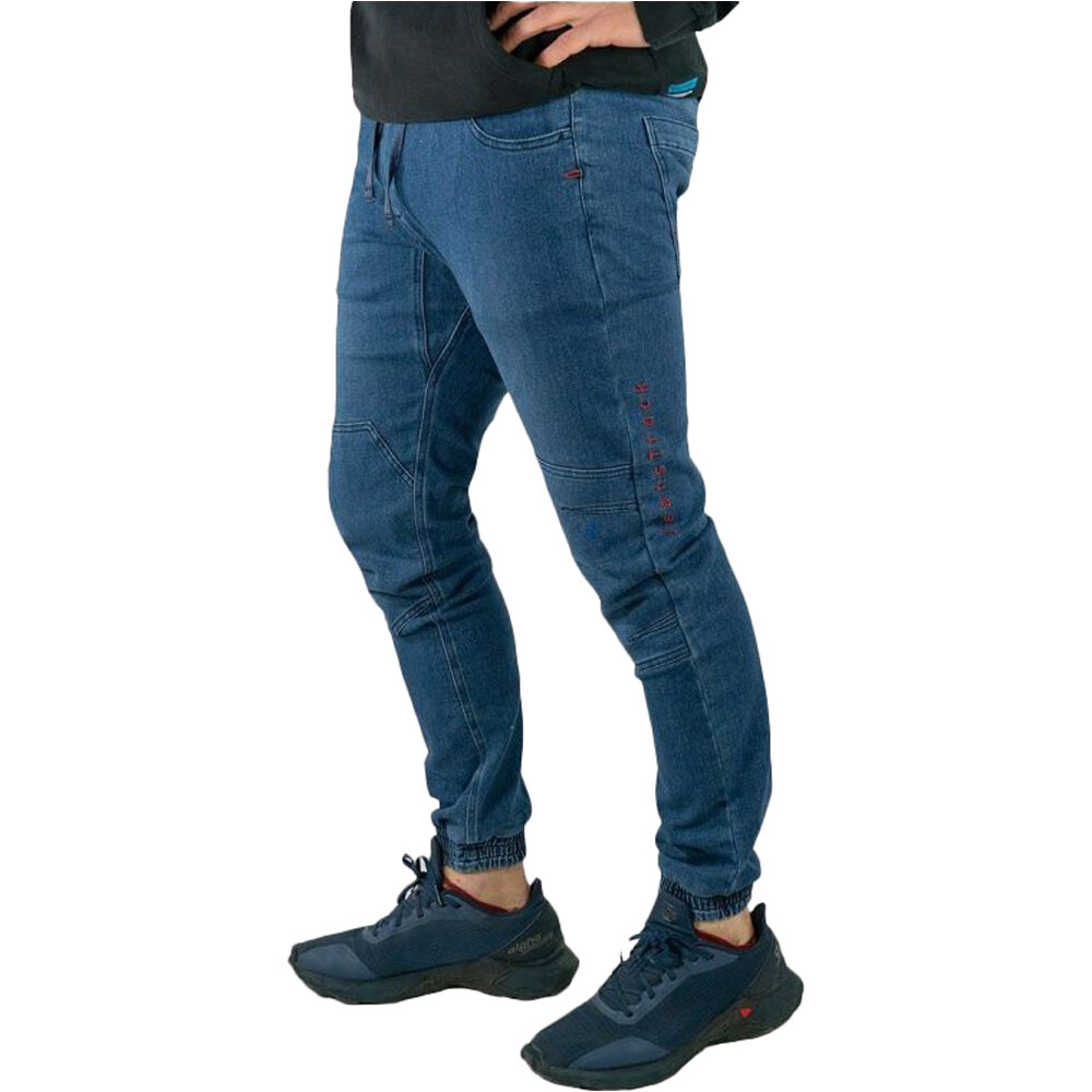 Jeanstrack pantalón montaña hombre MONTAN JEANS climbing pant AZ vista trasera