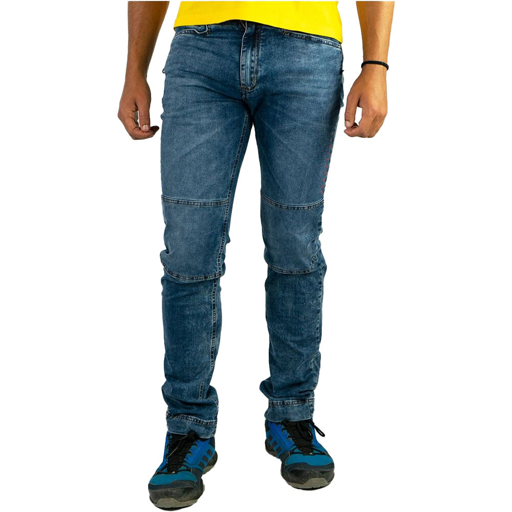 Jeanstrack pantalón montaña hombre ROCA climbing pant AZ vista frontal