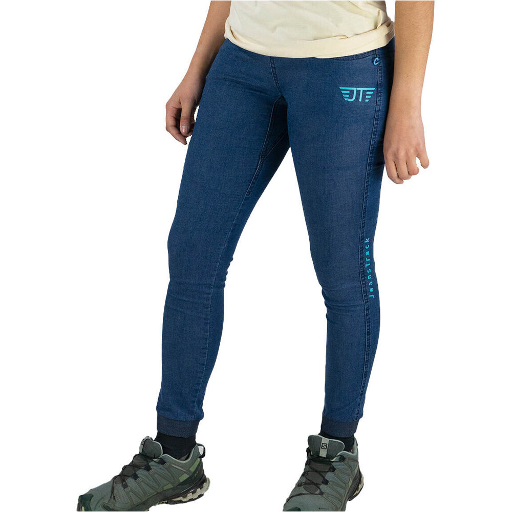 Jeanstrack pantalón montaña mujer DENA W'S climbing pant AZ vista detalle