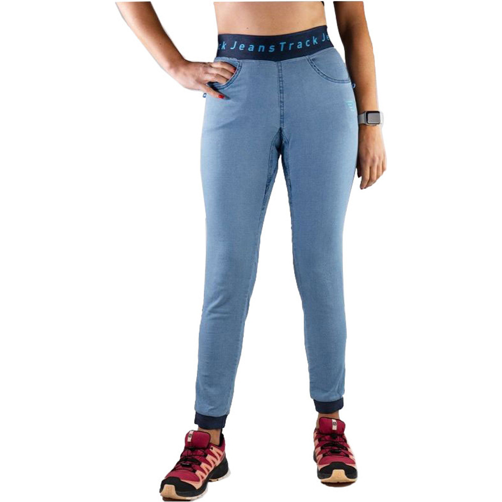 Jeanstrack pantalón montaña mujer DENA W'S climbing pant AZ vista frontal